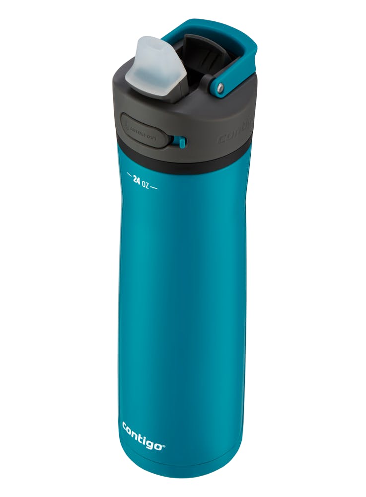 auto spout reusable water bottle