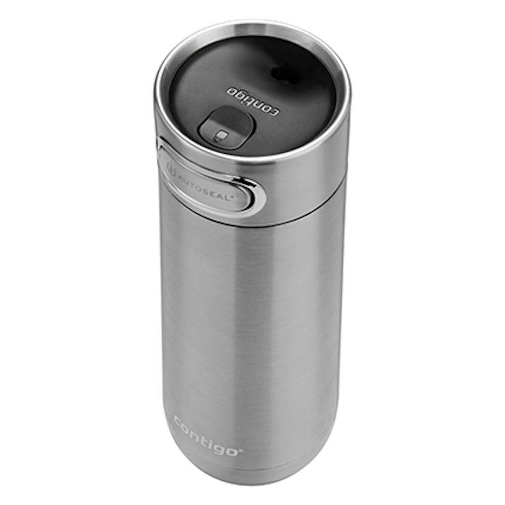 luxe auto seal vacuum insulated stainless steel travel mug
