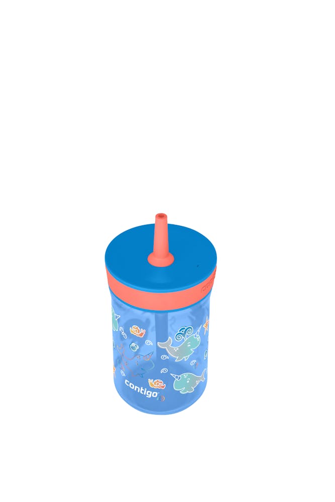 Kids’ Leighton Straw Tumbler with Spill-Proof Leak-Proof Lid, 14oz
