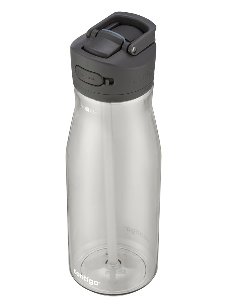 auto spout reusable water bottle