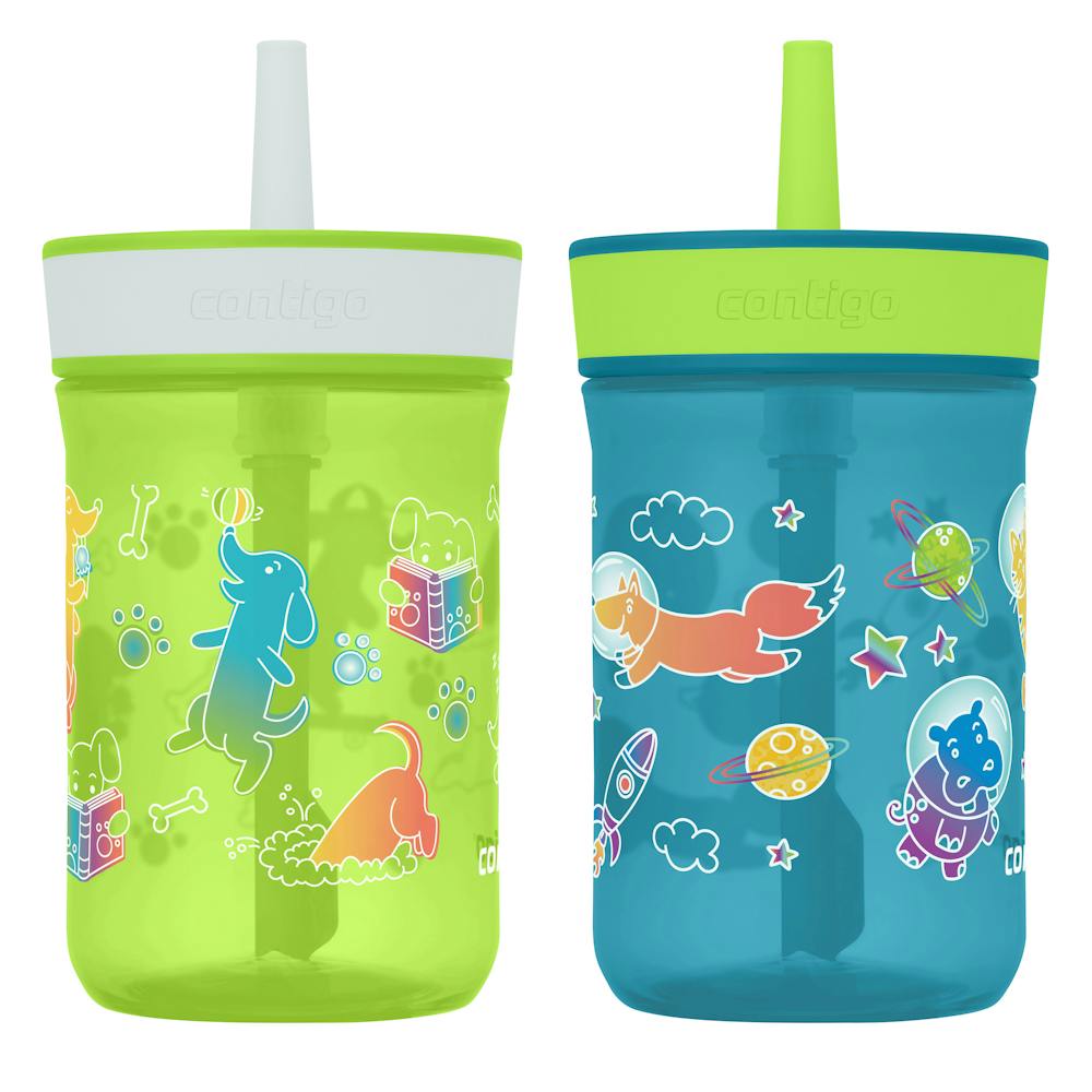 Kids’ Leighton Straw Tumbler with Spill-Proof Lid, 14oz