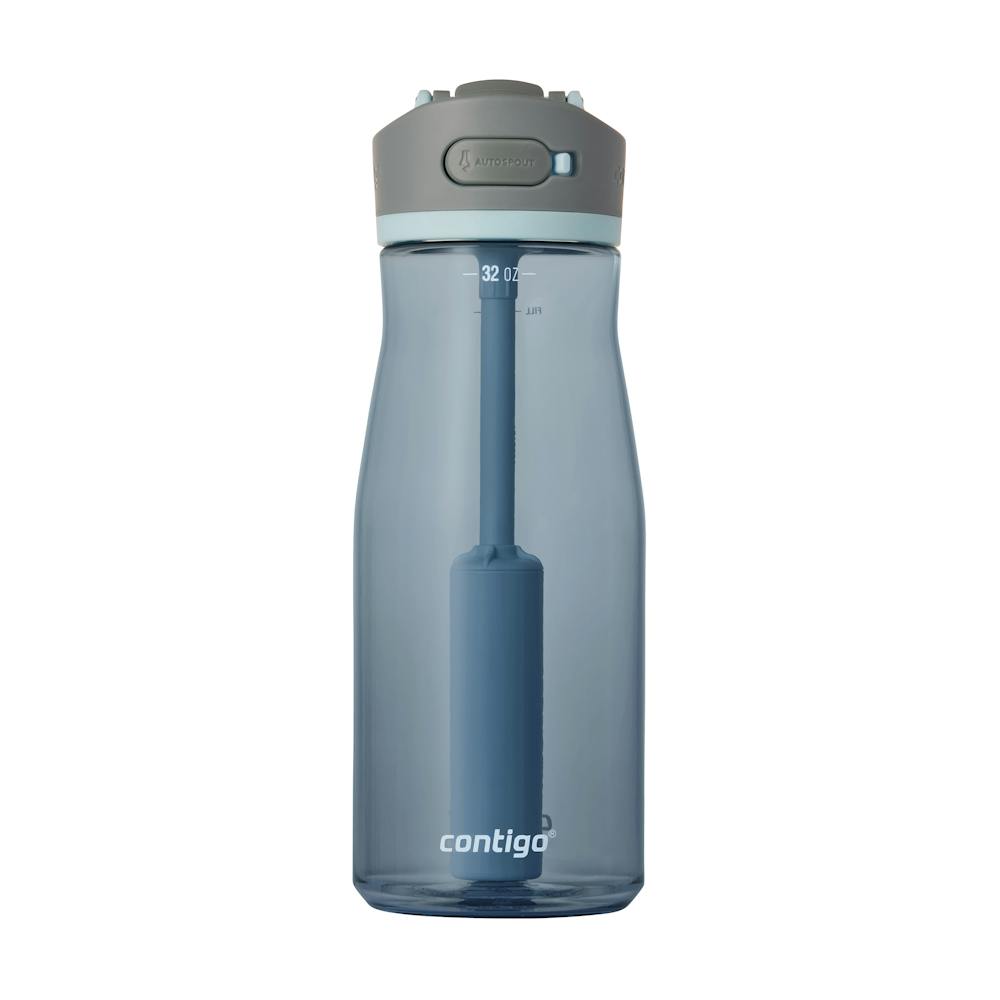 Contigo® Wells Plastic Filter Water Bottle with AUTOSPOUT® Straw Lid, 32 Oz.