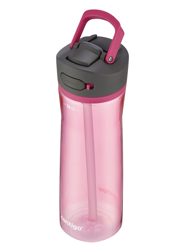 auto spout reusable water bottle