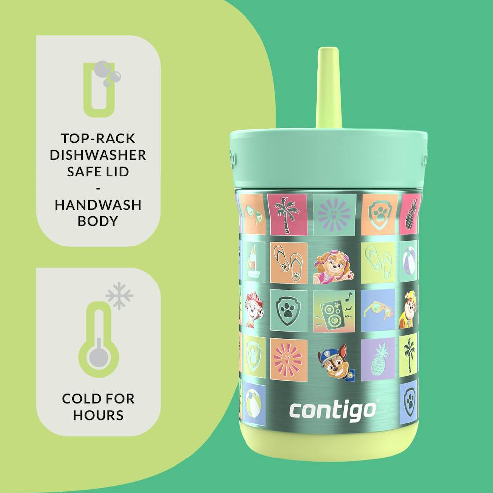 Contigo® Kids Leighton Spill-Proof Stainless Steel Tumbler with Straw, 12oz.