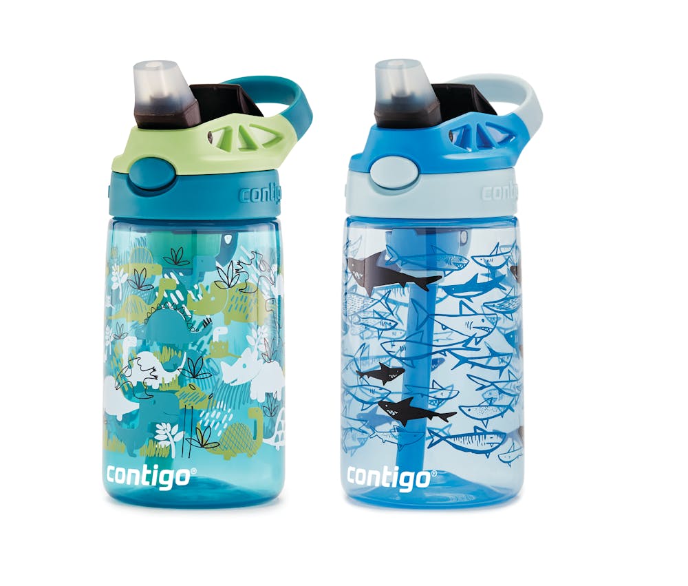 kids cleanable auto spout water bottle