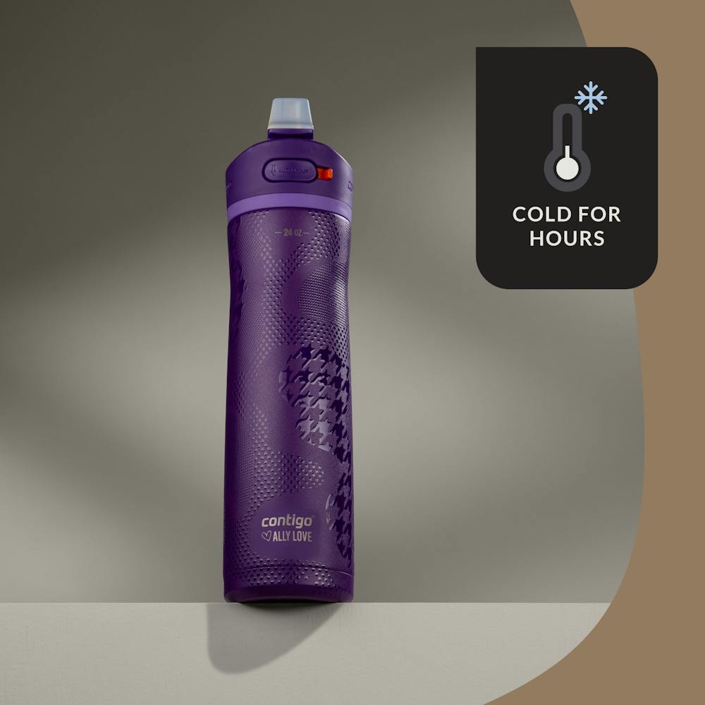 Contigo® x Ally Love Ashland Chill 2.0 Stainless Steel Water Bottle with AUTOSPOUT® Lid, 24oz