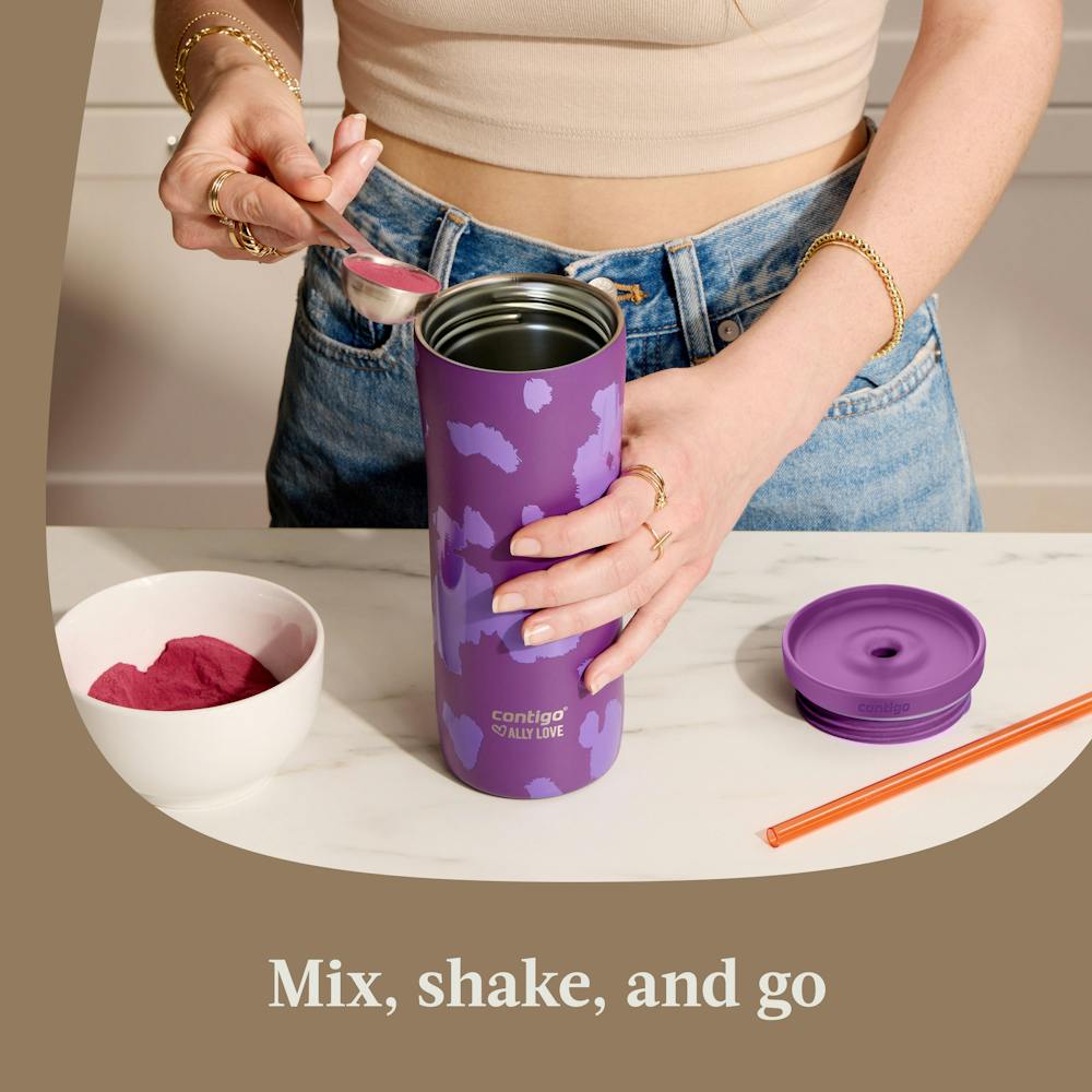 Contigo® x Ally Love Streeterville 2.0 Stainless Steel Tumbler with Straw, 24oz